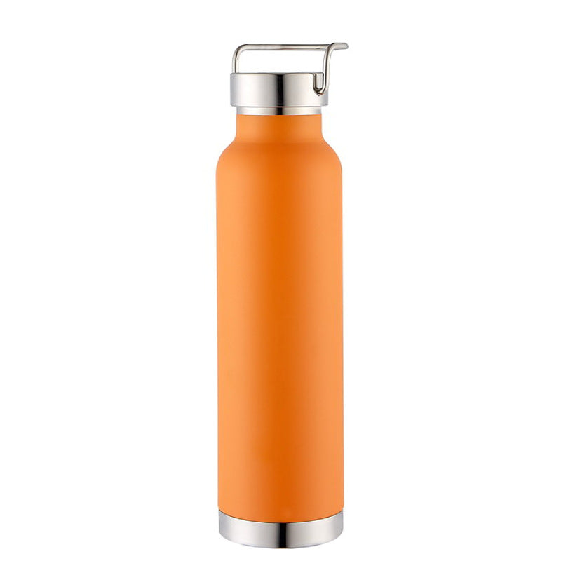 Double-Wall Vacuum Insulated Stainless Steel Water Bottle With Twist-Lock Carry Lid