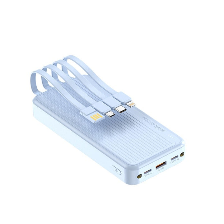 Multifunctional power bank with intelligent charging display Bowlift
