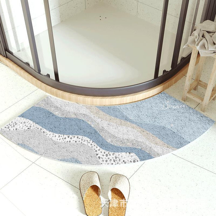 Cozy Curved Bath Mat Bowlift