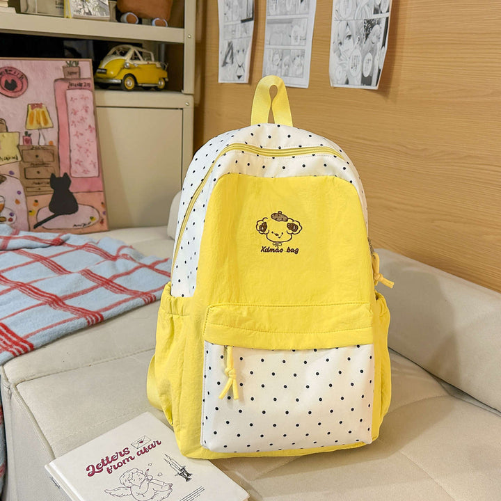 Playful Polka Dot Backpack Bowlift
