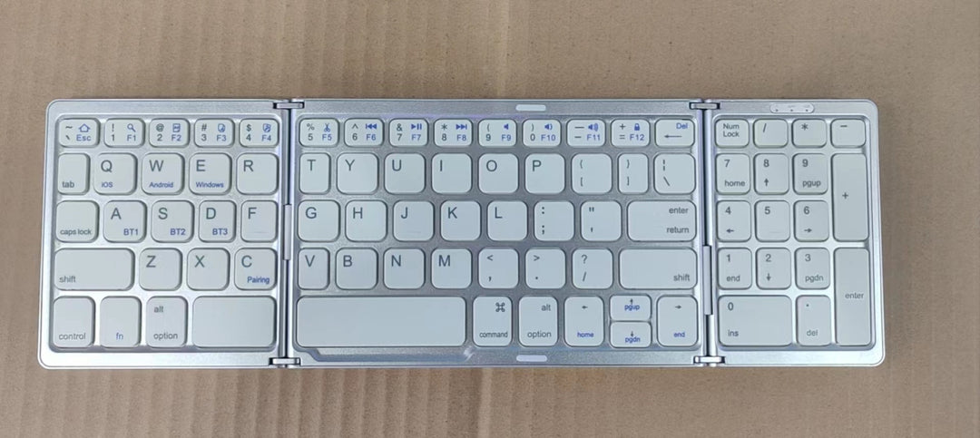 Compact Folding Bluetooth Keyboard Bowlift