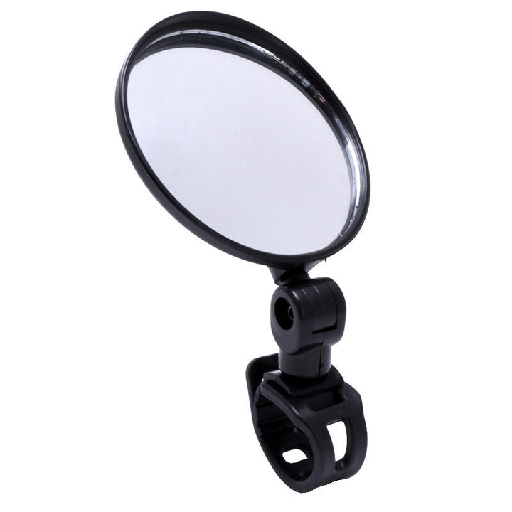 adjustable convex handlebar safety mirror with universal clamp for road and mountain bikes Bowlift