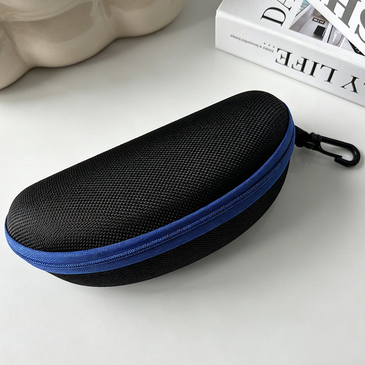 Hardshell Zippered Sunglasses Case with Carabiner Protective EVA Shell Bowlift
