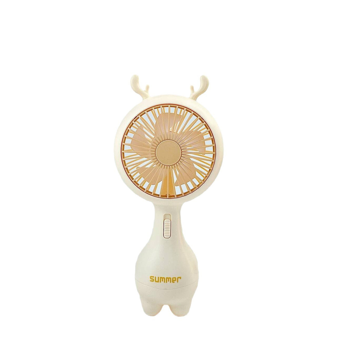 Bunny-Eared Rechargeable Handheld Fan Bowlift