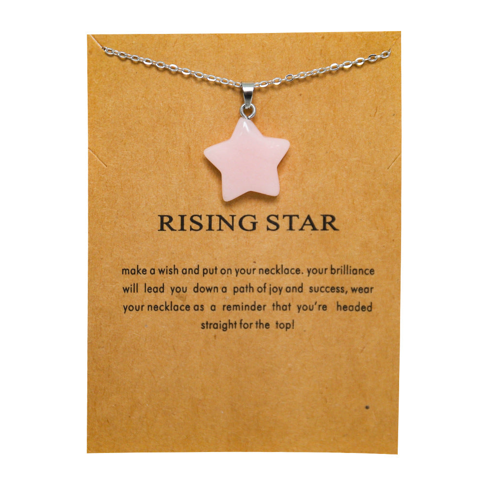 Star-Shaped Pendant Necklace Bowlift