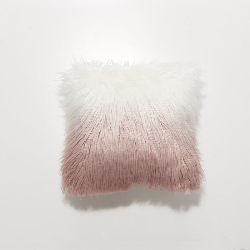 Faux Fur Decorative Pillow