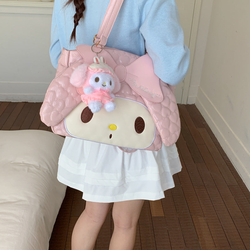 Quilted Bow Shoulder Bag Bowlift