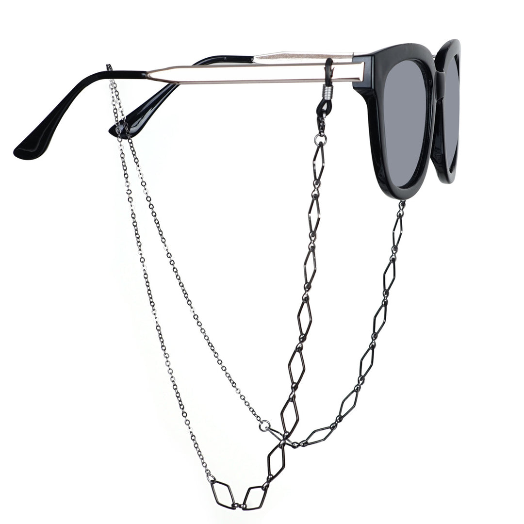 Geometric Link Eyewear Chain Bowlift