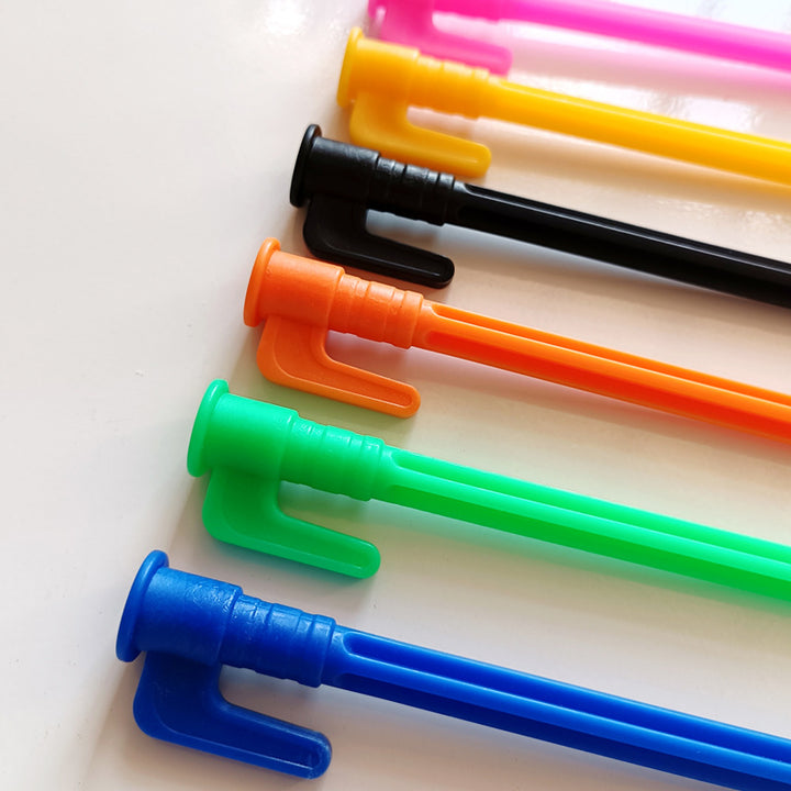 Unisex Tent Stakes with Practical Grip Bowlift