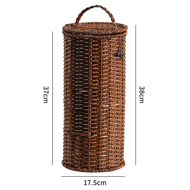 Decorative Woven Storage Cylinder Bowlift