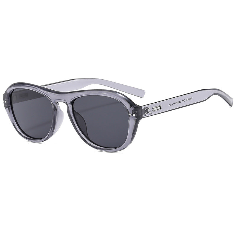 Women's fashionable glasses with fashionable elongated frame and high-quality plastic bowlift