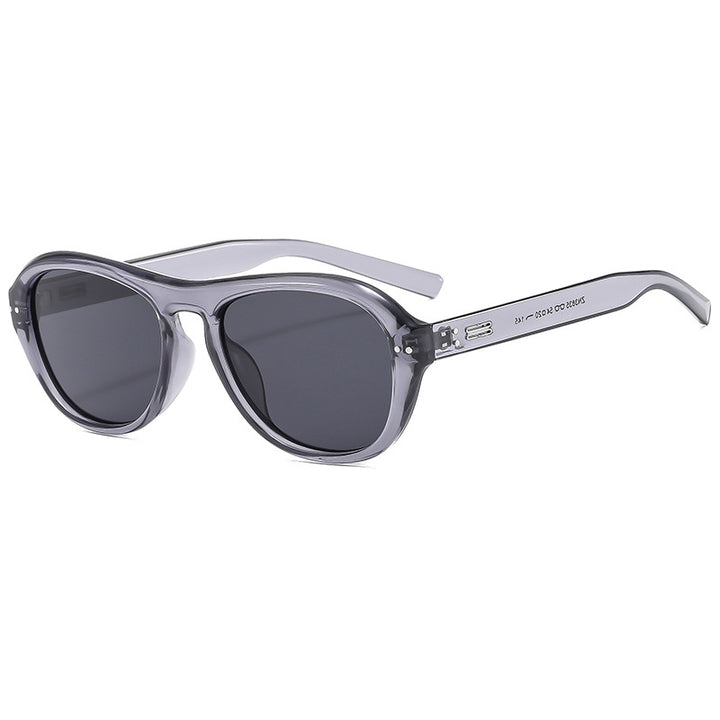 Women's fashionable glasses with fashionable elongated frame and high-quality plastic bowlift