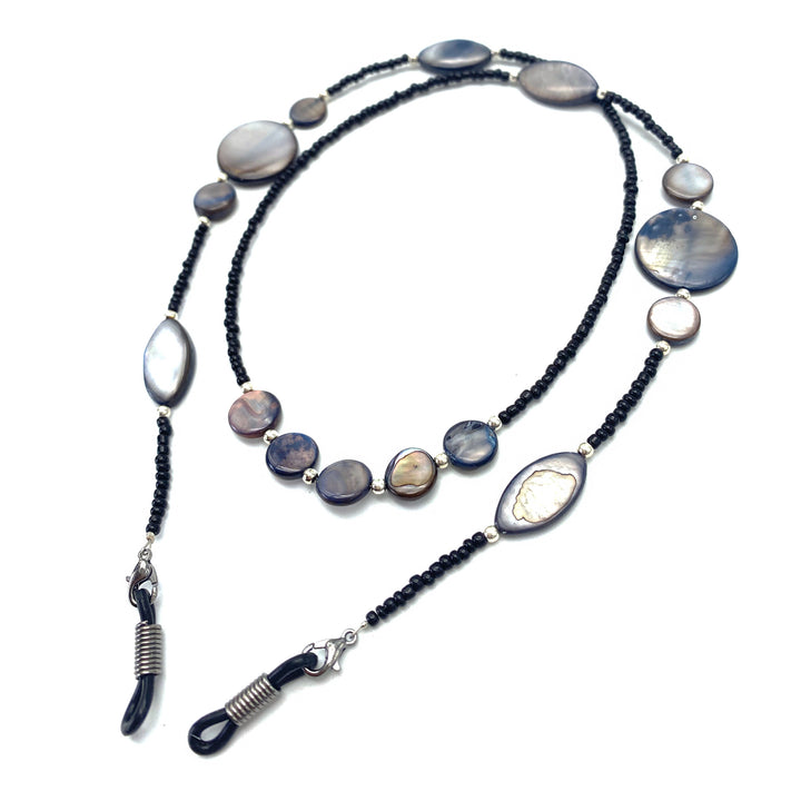 Artisan Shell Beaded Eyewear Chain Bowlift