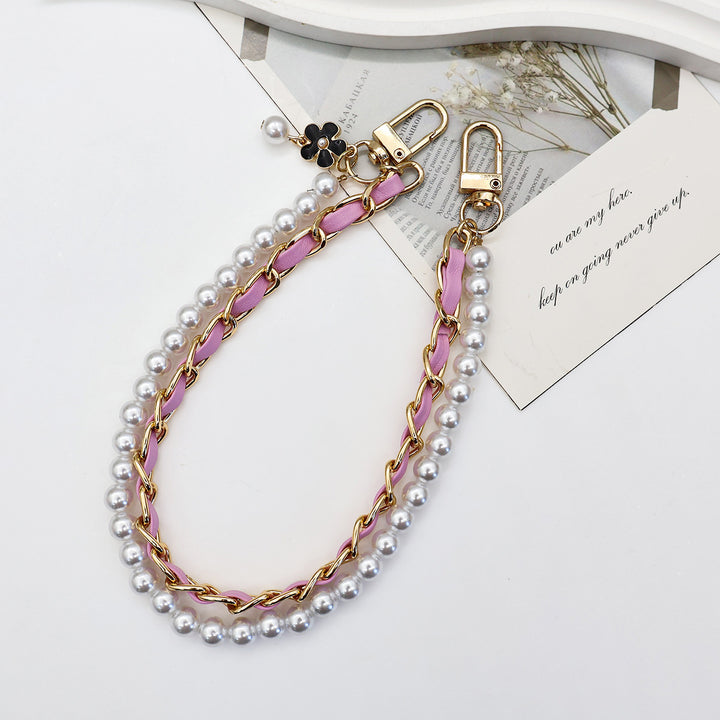 Stylish Pearl-Embellished Eyewear Chain Bowlift