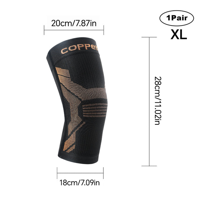 Copper Infused Compression Knee Sleeve Bowlift