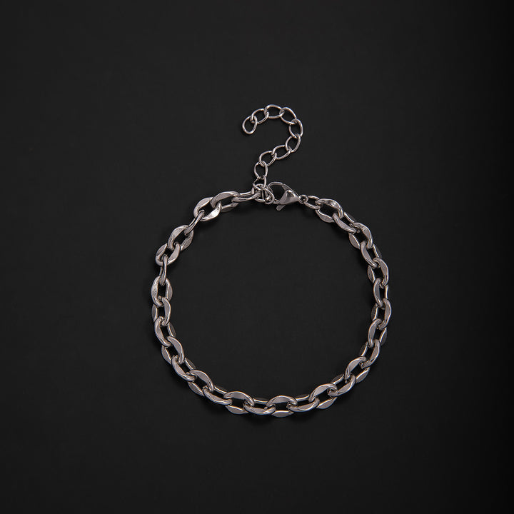 Textured Chain Link Bracelet Bowlift