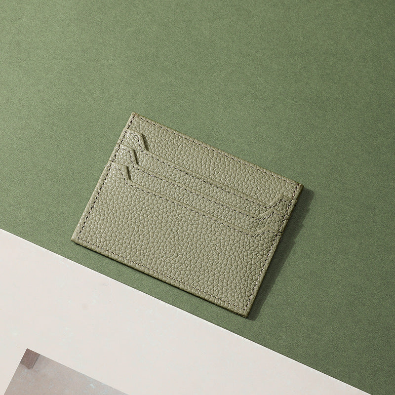 RFID-Blocking Leather Card Holder