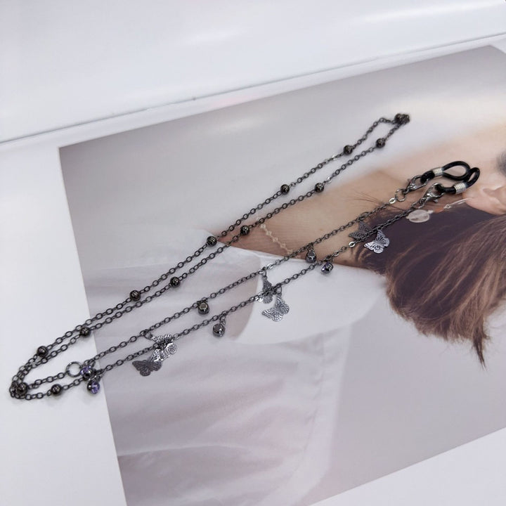 Butterfly Charm Eyewear Chain Bowlift