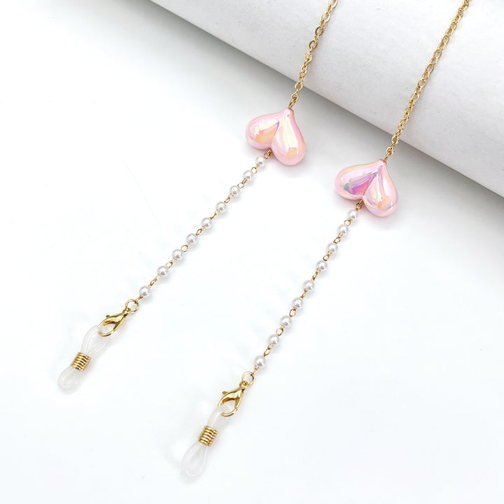 Heart-Detail Eyewear Chain Bowlift
