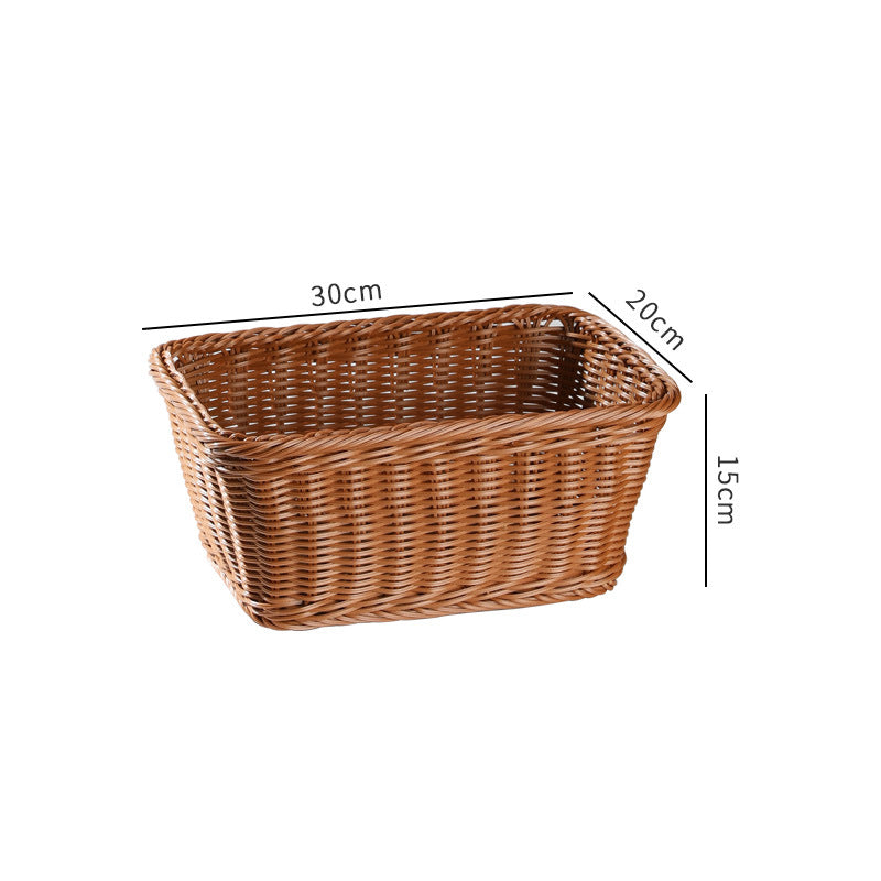 Handwoven Rustic Storage Basket with Ergonomic Design Bowlift