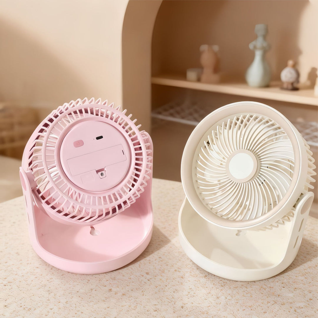 Women's portable table fan with ergonomic design and easy handling Bowlift