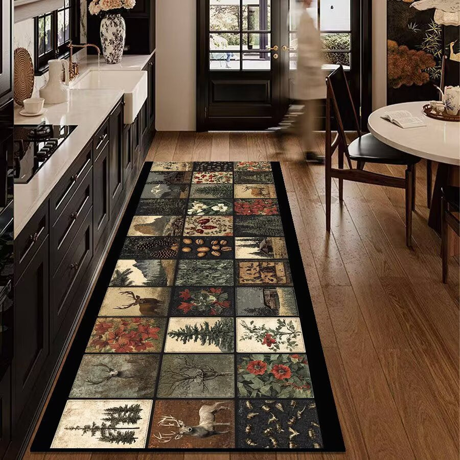 Rustic Outdoor Adventure Area Mat Bowlift