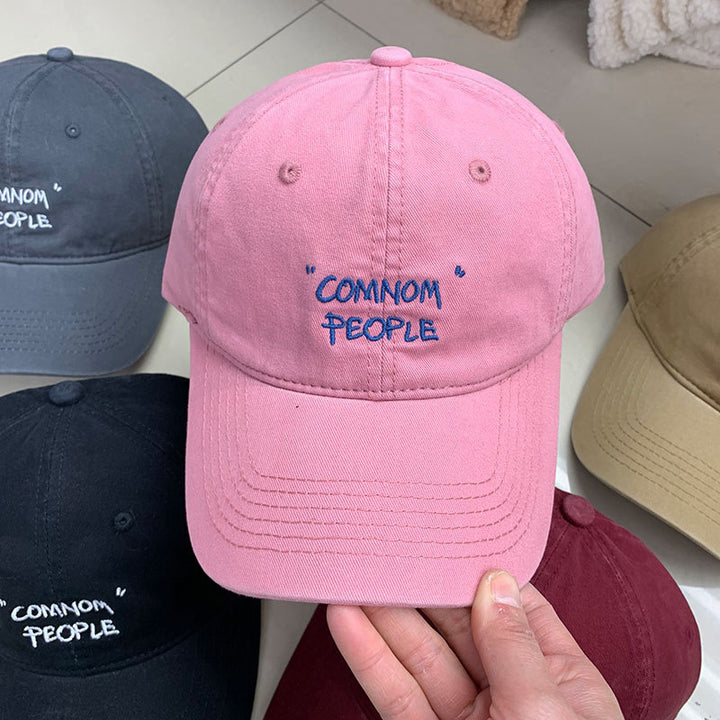 Men's Cotton Embroidered Baseball Cap Bowlift