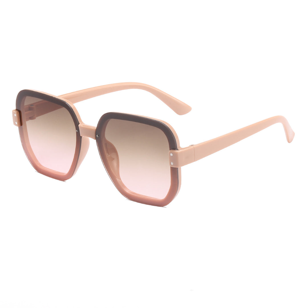 Ladies fashionable square sunglasses with gradient lenses Bowlift