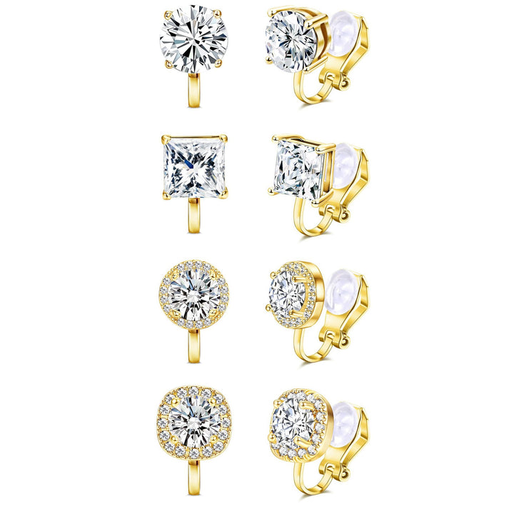 Luxurious Multi-Stone Ear Cuff Set Bowlift