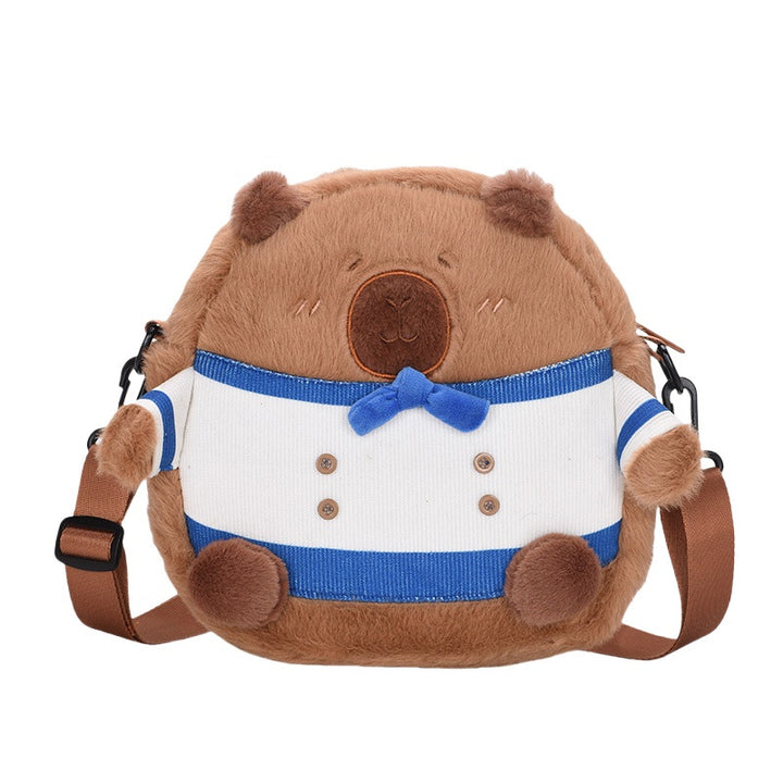 Cozy plush handbag in animal design Bowlift