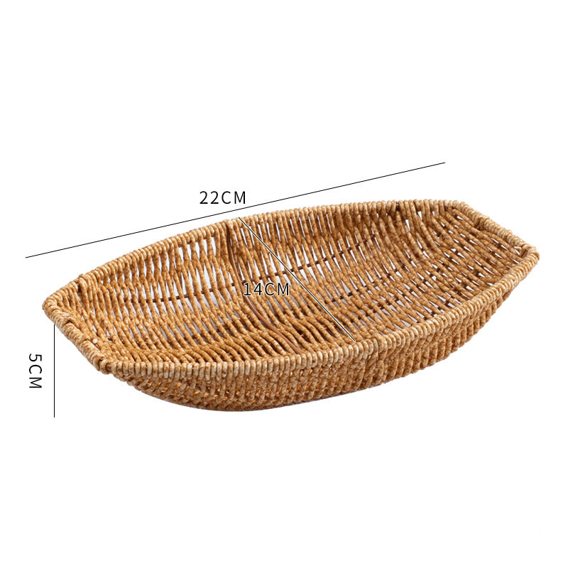Decorative Handwoven Serving Tray Bowlift