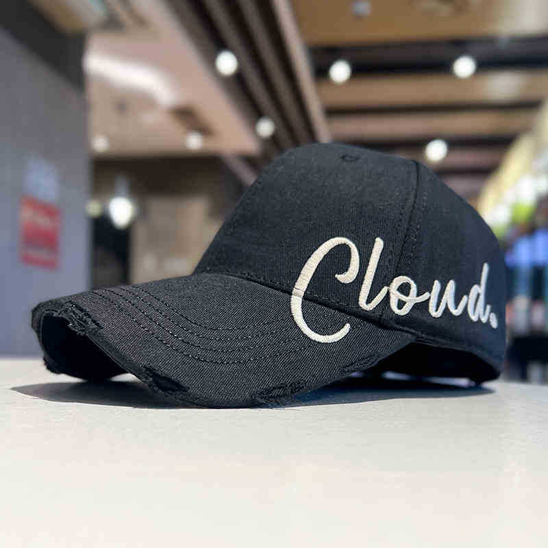 Women's Distressed Casual Cotton Baseball Cap Bowlift
