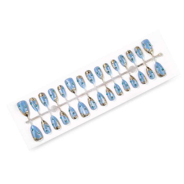 Elegant Press-On Nail Set Bowlift