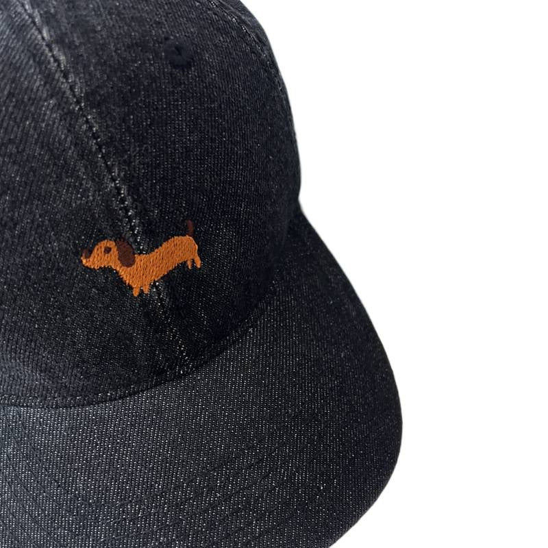 Women's Casual Embroidered Dog Theme Baseball Cap Bowlift