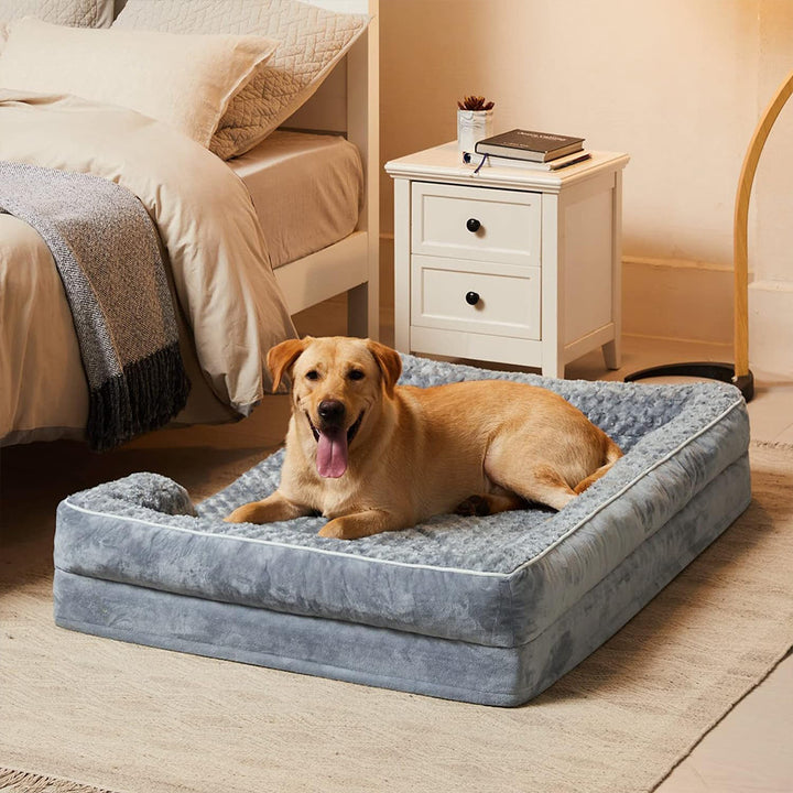 Extra-Comfort Bolstered Dog Bed