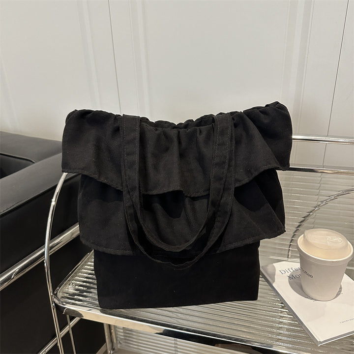 Chic Ruffled Tote Bag Bowlift