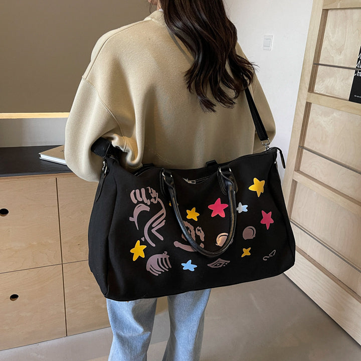 Creative Printed Weekender Duffle Bag Bowlift