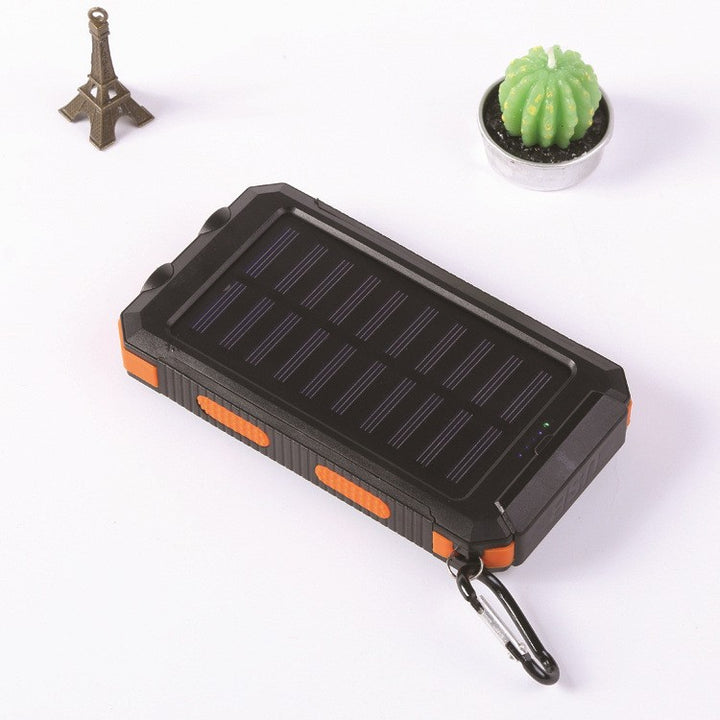 Solar Power Bank with Durable Housing and LED Charging Indicator Bowlift