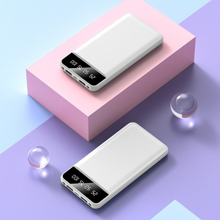 Versatile power bank with fast charging port and digital display Bowlift