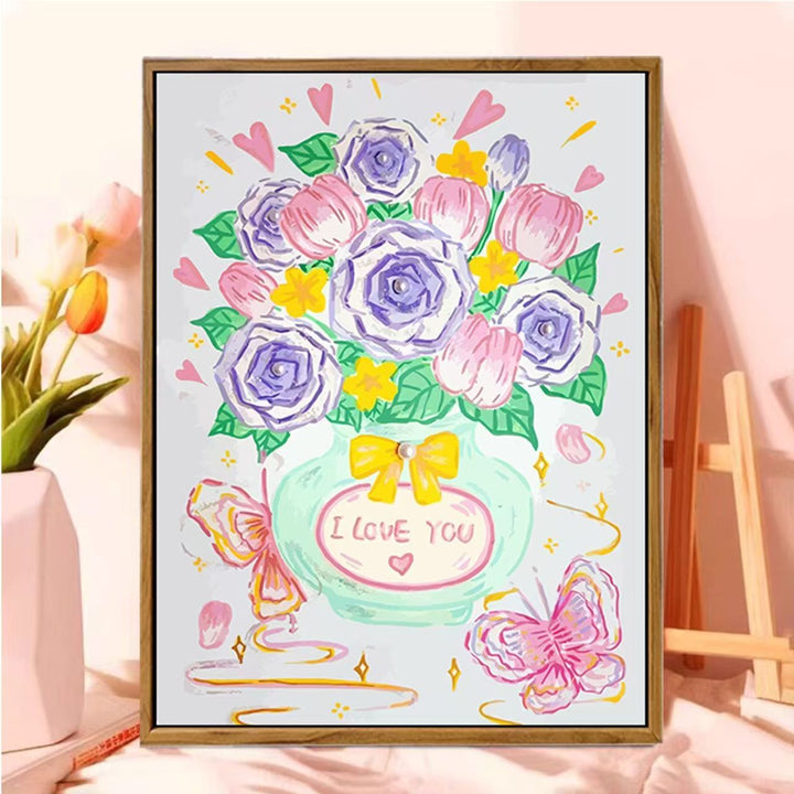 Decorative Floral Butterfly Wall Art Bowlift