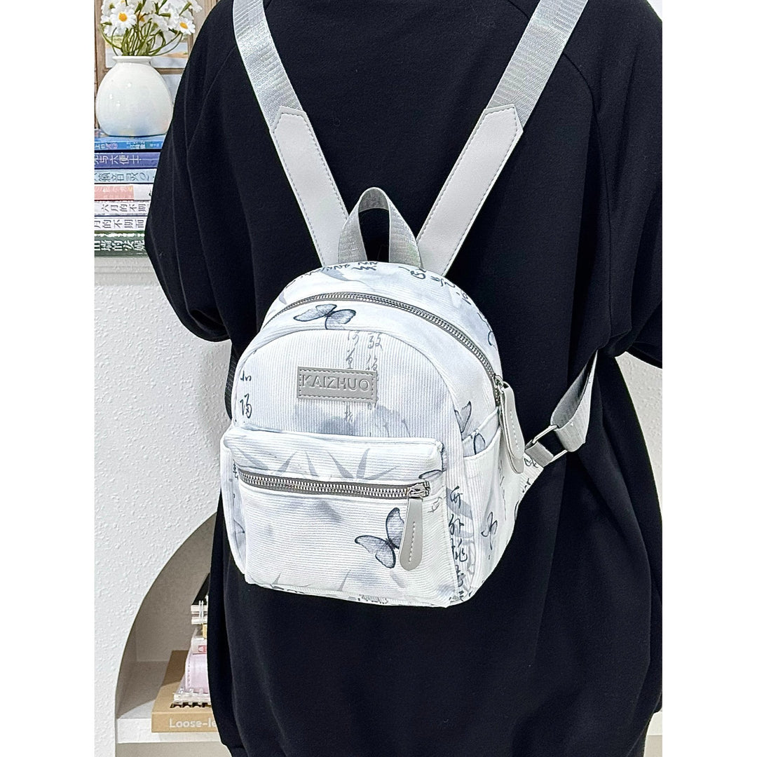 Patterned Mini Backpack Bowlift