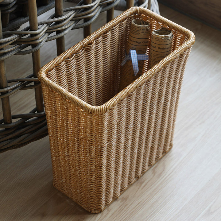 Handcrafted Wicker Waste Bin Bowlift
