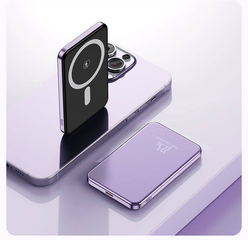 Portable power bank with magnetic function Bowlift