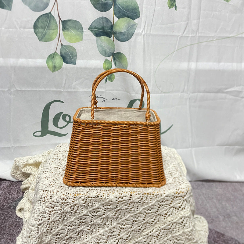Women Handcrafted Basket Bag Bowlift