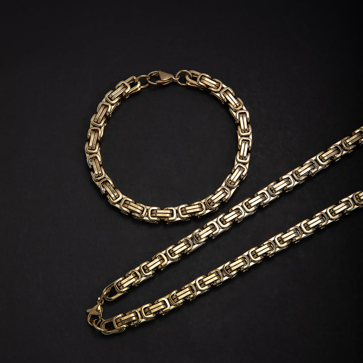 Chunky Link Chain Jewelry Set Bowlift