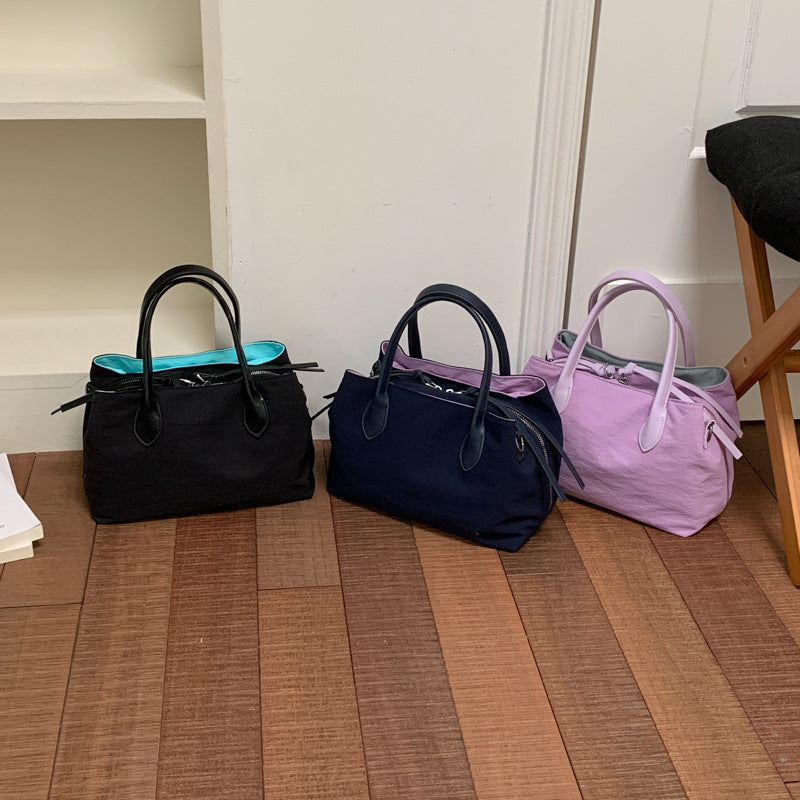 Chic Structured Satchel Bowlift