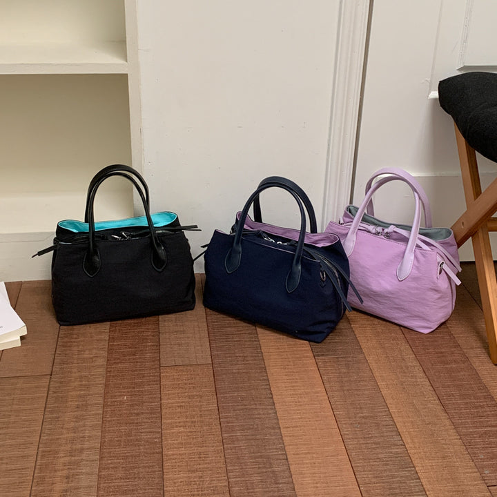 Chic Structured Satchel Bowlift