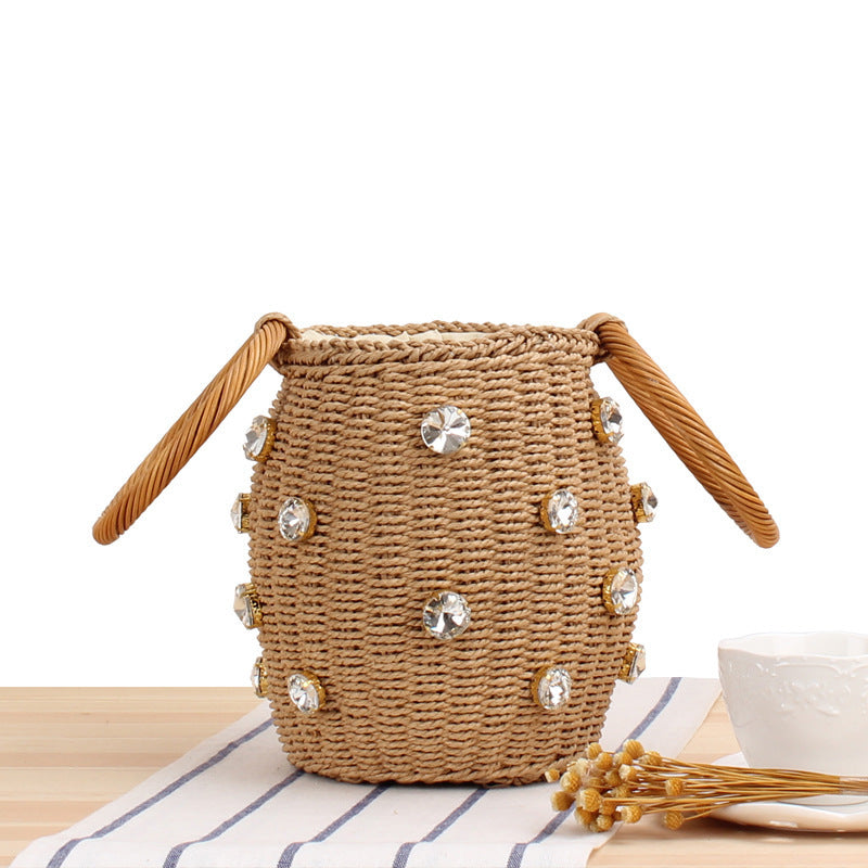 Handbag with crystal accents Bowlift