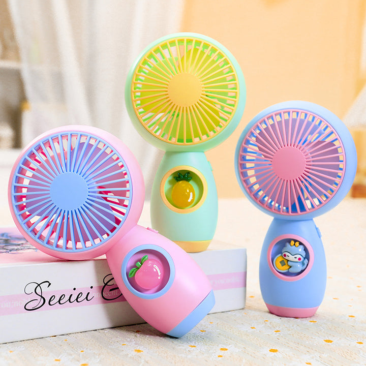 Women's creative handheld fan with animal design Bowlift