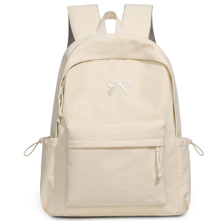 Fashionable backpack with practical outer pockets Bowlift